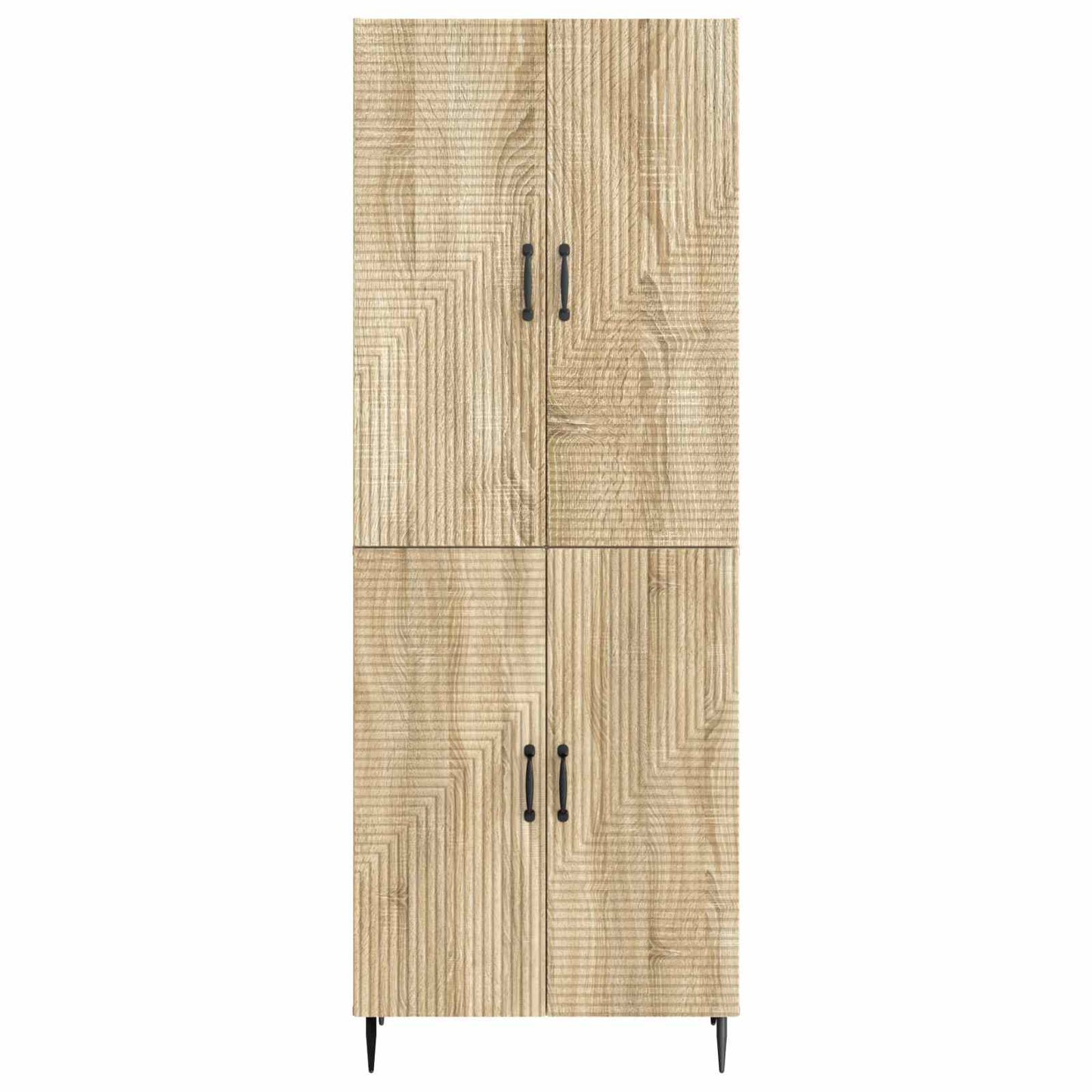 Cabinet Set 2 pcs 66 x 34.5 x 89.5 cm Engineered Wood
