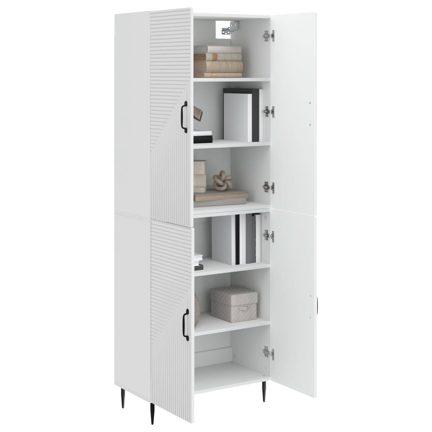 Cabinet Set 2 pcs 66 x 34.5 x 89.5 cm Engineered Wood