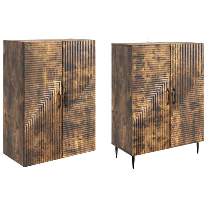 Cabinet Set 2 pcs 66 x 34.5 x 89.5 cm Engineered Wood