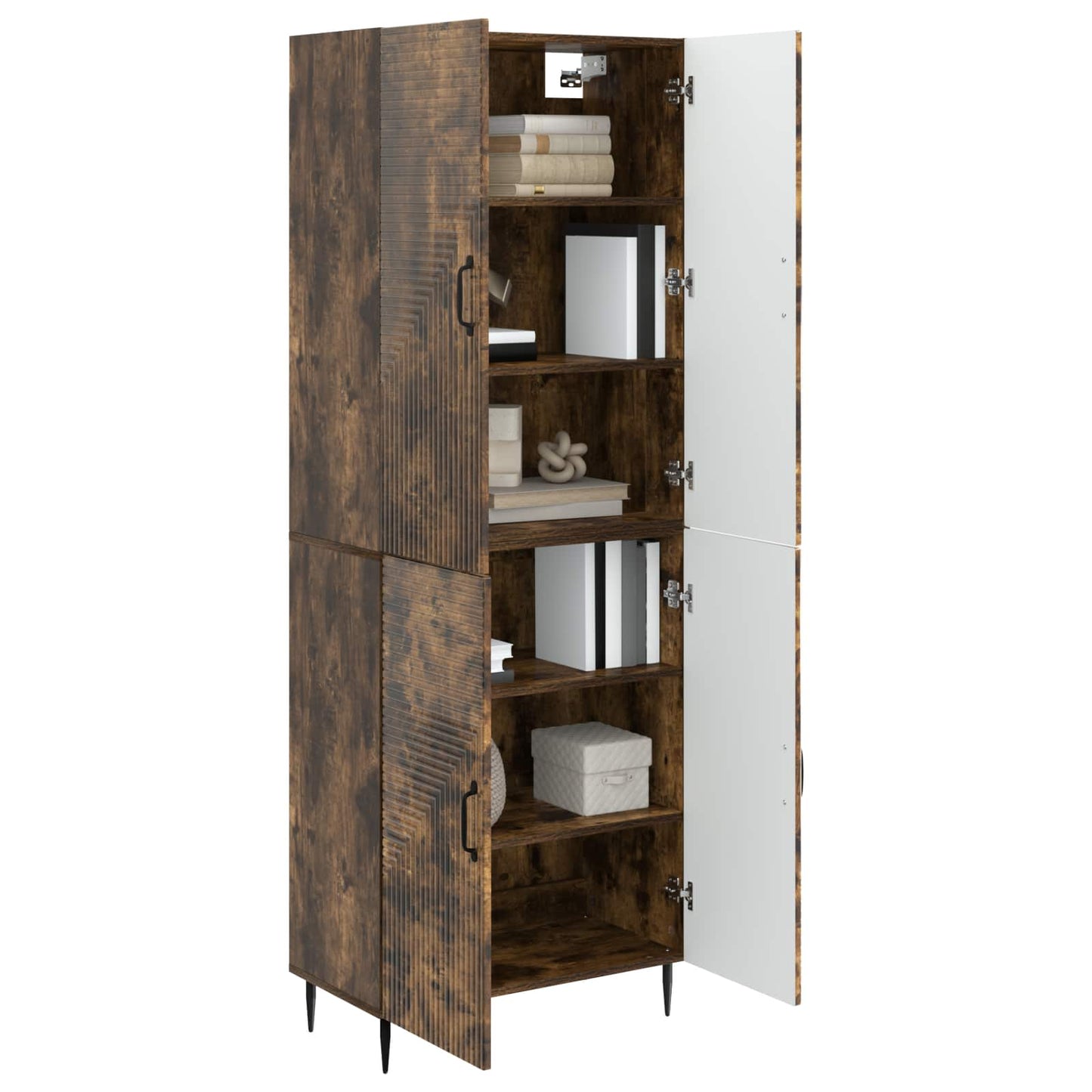 Cabinet Set 2 pcs 66 x 34.5 x 89.5 cm Engineered Wood