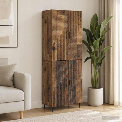 Cabinet Set 2 pcs Engineered Wood