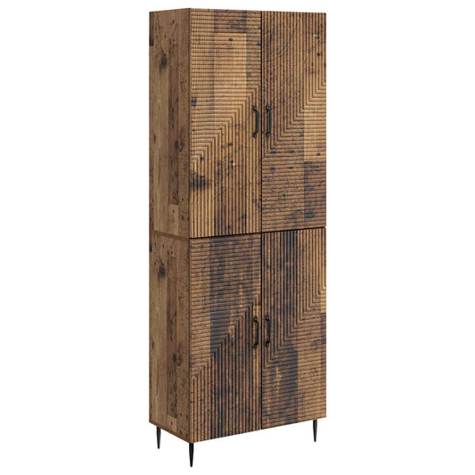 Cabinet Set 2 pcs Engineered Wood