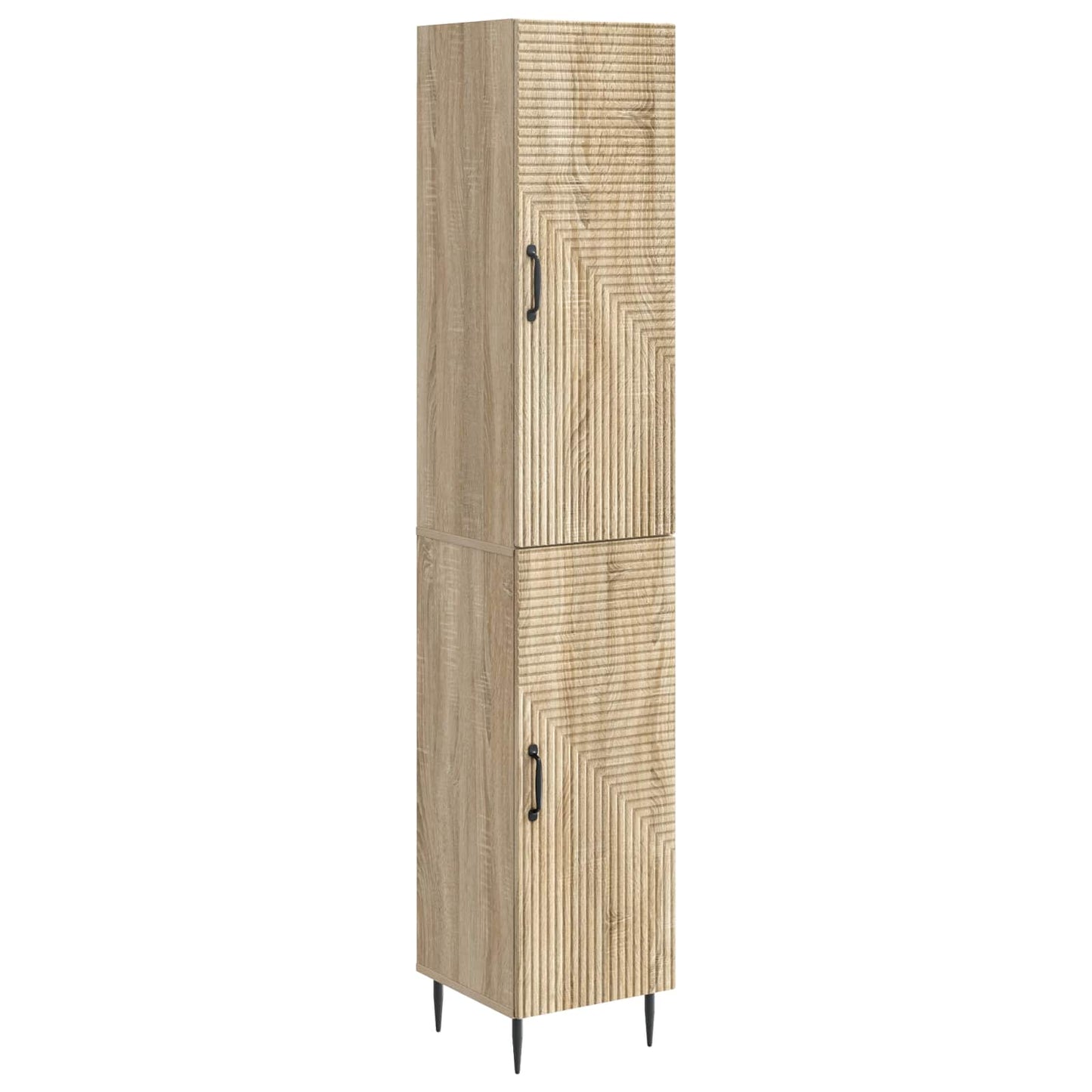 Cabinet Set 2 pcs Sonoma Oak 33 x 34.5 x 89.5 cm