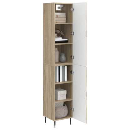 Cabinet Set 2 pcs Sonoma Oak 33 x 34.5 x 89.5 cm