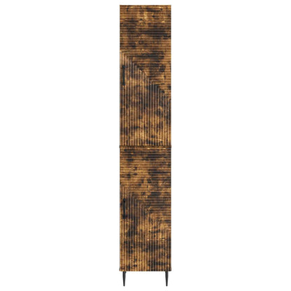 Cabinet Set 2 pcs Smoked Oak 33 x 34.5 x 89.5 cm