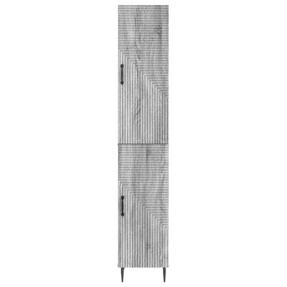 Cabinet Set 2 pcs Grey Sonoma 33 x 34.5 x 89.5 cm