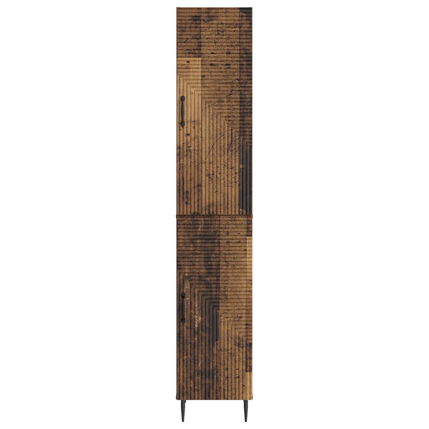 Cabinet Set 2 pcs Old Wood 33 x 34.5 x 89.5 cm Engineered Wood