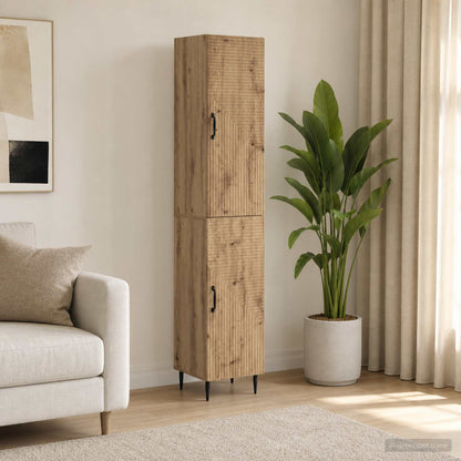 Cabinet Set 2 pcs Artisan Oak Engineered Wood