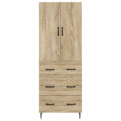 Cabinet Set 2 pcs Sonoma Oak 66 x 34.5 x 90 cm Engineered Wood
