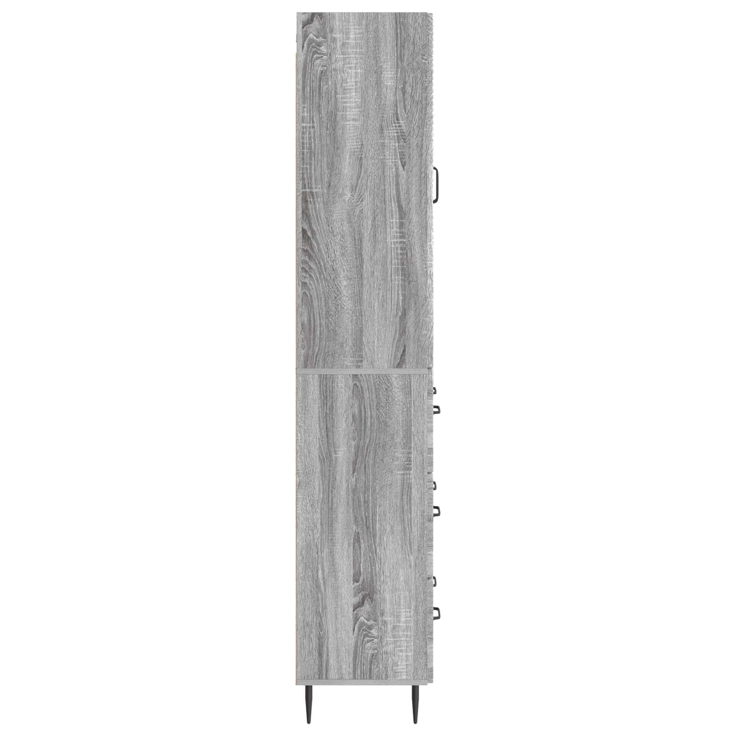 Cabinet Set 2 pcs Grey Sonoma 66 x 34.5 x 90 cm Engineered Wood