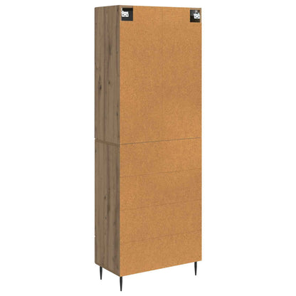 Cabinet Set 2 pcs Artisan Oak 66 x 34.5 x 90 cm Engineered Wood