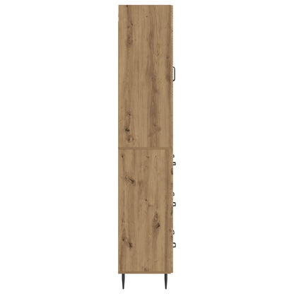 Cabinet Set 2 pcs Artisan Oak 66 x 34.5 x 90 cm Engineered Wood