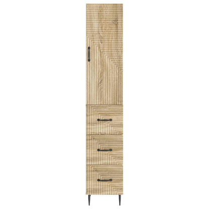 Cabinet Set 2 pcs Sonoma Oak 33 x 34.5 x 90 cm Engineered Wood