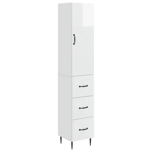 Cabinet Set 2 pcs 33 x 34.5 x 90 cm Engineered Wood