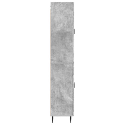 Cabinet Set 2 pcs Concrete Grey 66 x 34.5 x 89.5 cm