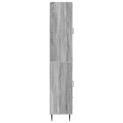 Cabinet Set 2 pcs Grey Sonoma 66 x 34.5 x 89.5 cm