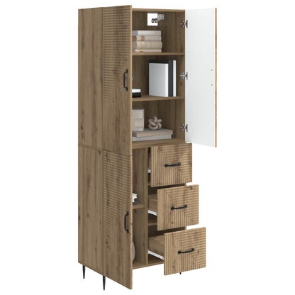 Cabinet Set 2 pcs Artisan Oak 66 x 34.5 x 89.5 cm