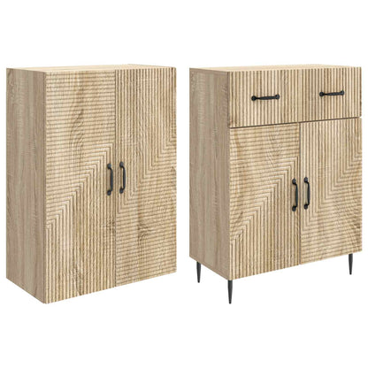 Cabinet Set 2 pcs Sonoma Oak 66 x 34.5 x 89.5 cm