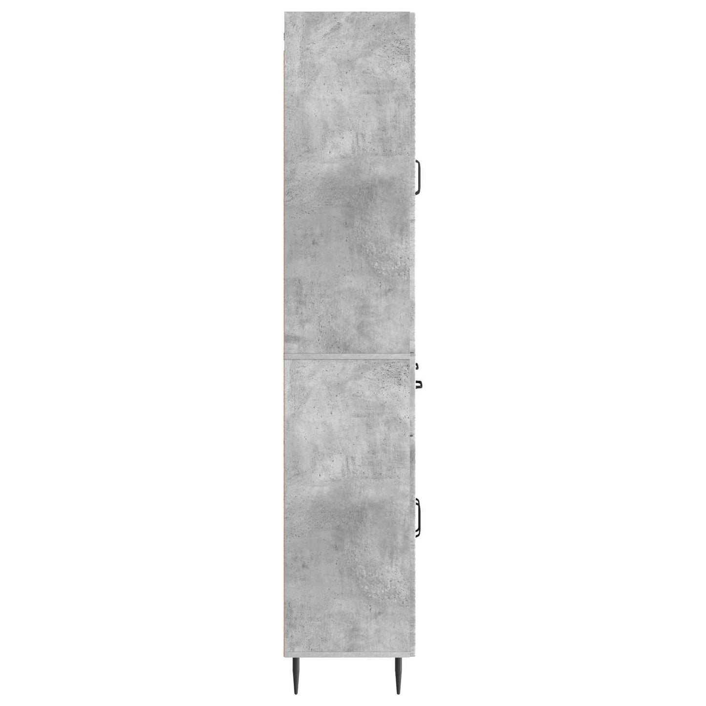 Cabinet Set 2 pcs Concrete Grey 66 x 34.5 x 89.5 cm