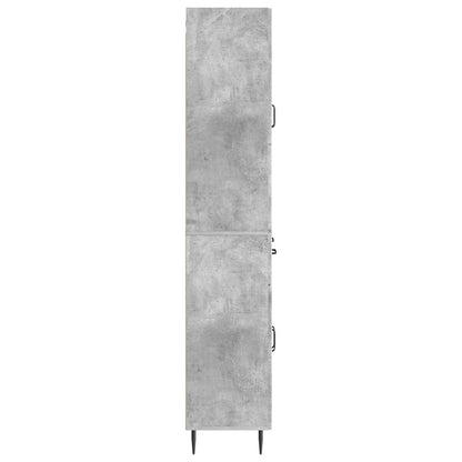 Cabinet Set 2 pcs Concrete Grey 66 x 34.5 x 89.5 cm