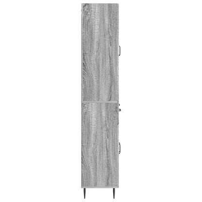 Cabinet Set 2 pcs Grey Sonoma 66 x 34.5 x 89.5 cm