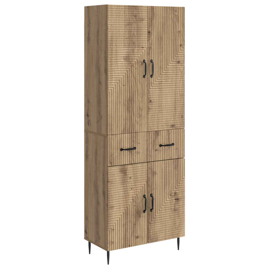 Cabinet Set 2 pcs Artisan Oak Engineered Wood