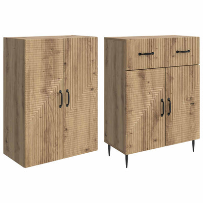 Cabinet Set 2 pcs Artisan Oak 66 x 34.5 x 89.5 cm