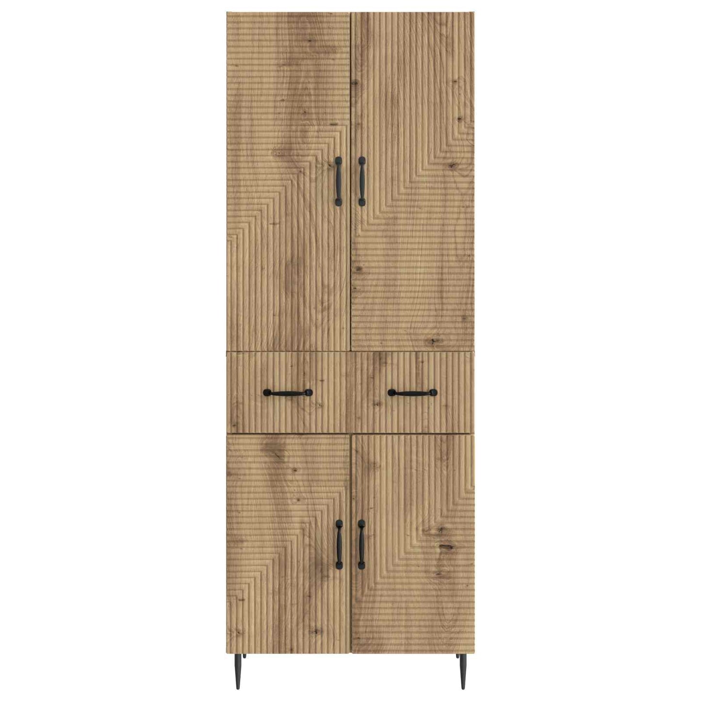 Cabinet Set 2 pcs Artisan Oak 66 x 34.5 x 89.5 cm