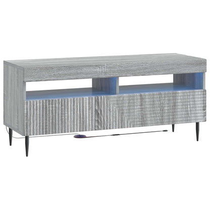 3 Piece LED TV Cabinet Grey Sonoma Engineered Wood