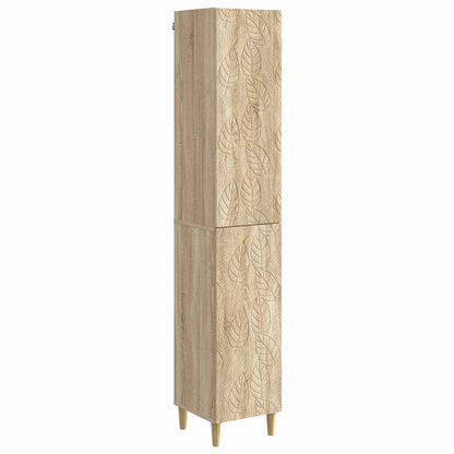 Cabinet Set 2 pcs Sonoma Oak Engineered Wood