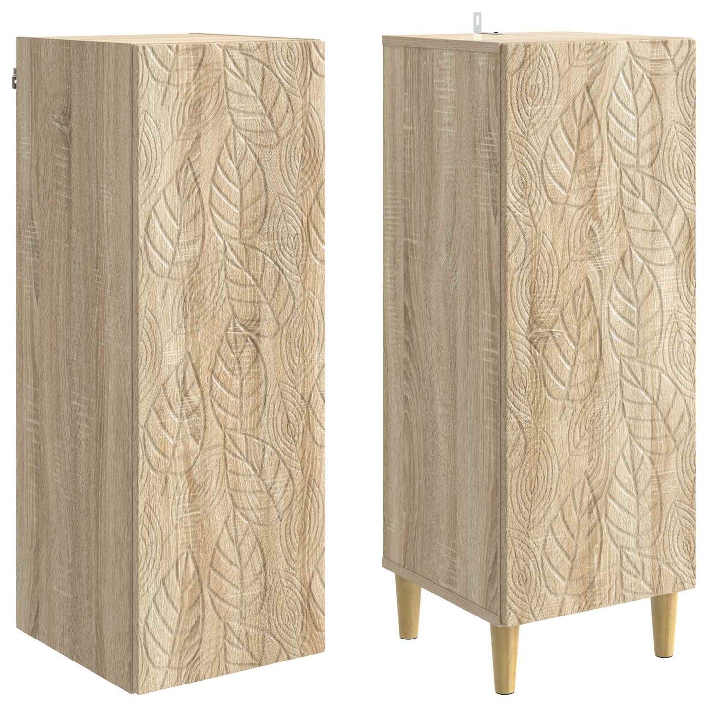 Cabinet Set 2 pcs Sonoma Oak Engineered Wood