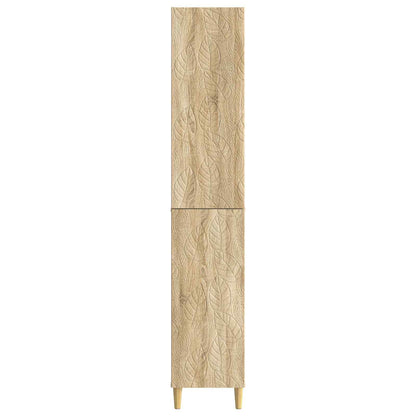 Cabinet Set 2 pcs Sonoma Oak Engineered Wood