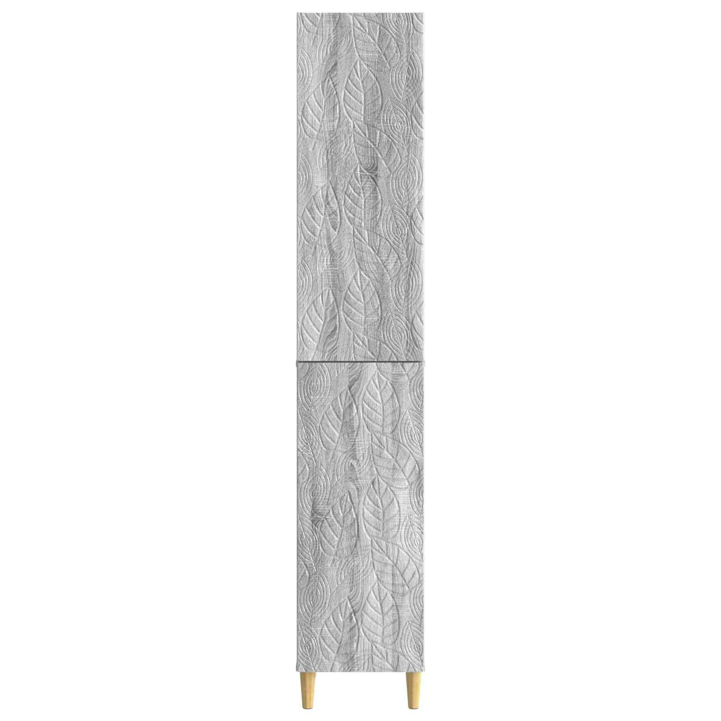 Cabinet Set 2 pcs Grey Sonoma Engineered Wood