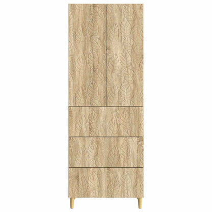 Cabinet Set 2 pcs Sonoma Oak 66 x 34.5 x 90 cm Engineered Wood