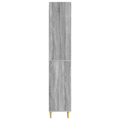Cabinet Set 2 pcs Grey Sonoma 66 x 34.5 x 90 cm Engineered Wood