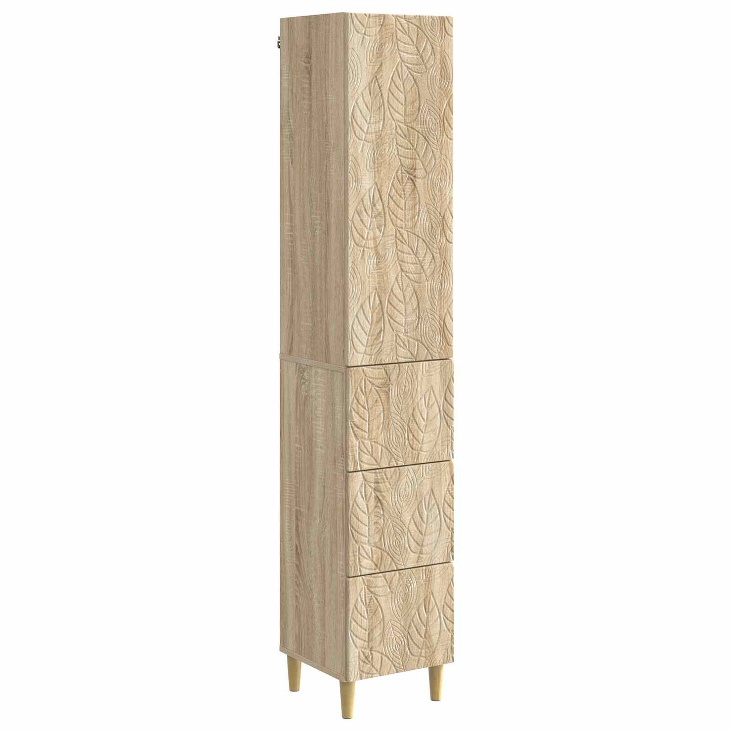 Cabinet Set 2 pcs Sonoma Oak 33 x 34.5 x 90 cm Engineered Wood