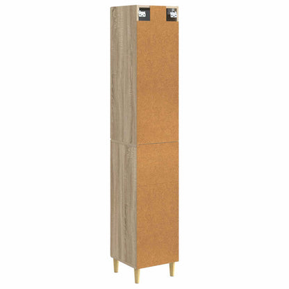 Cabinet Set 2 pcs Sonoma Oak 33 x 34.5 x 90 cm Engineered Wood