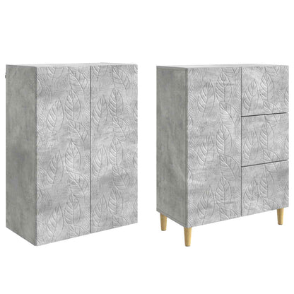 2 pcs Concrete Grey
