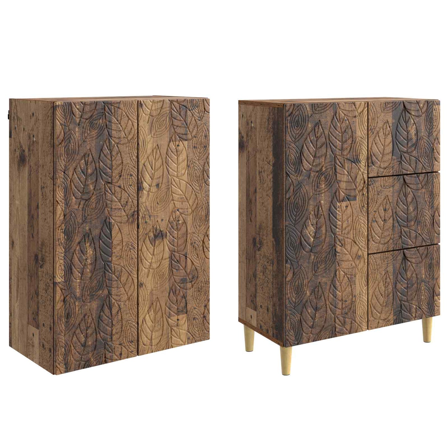 2 pcs Old Wood