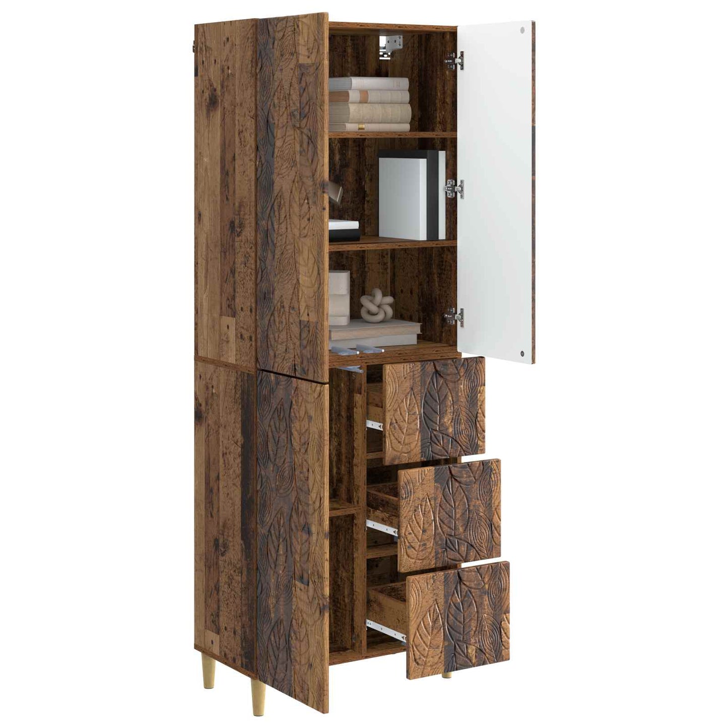 2 pcs Old Wood