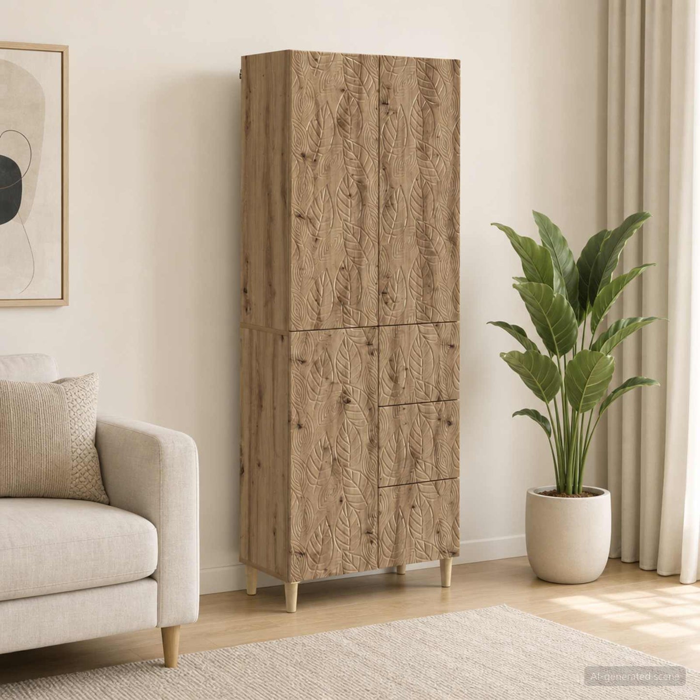 2 pcs Artisan Oak
