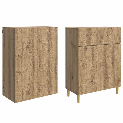 Cabinet Set 2 pcs Engineered Wood