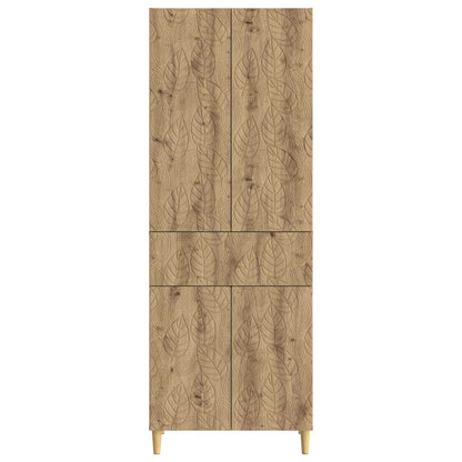 Cabinet Set 2 pcs Engineered Wood
