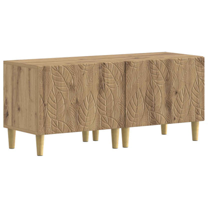5 Piece LED TV Cabinet Artisan Oak Engineered Wood
