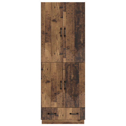 Cabinet Set 2 pcs Old Wood Engineered Wood