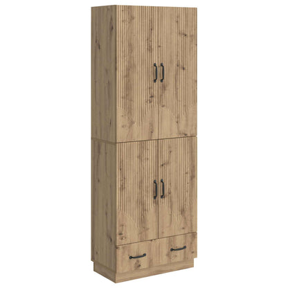 Cabinet Set 2 pcs Artisan Oak Engineered Wood