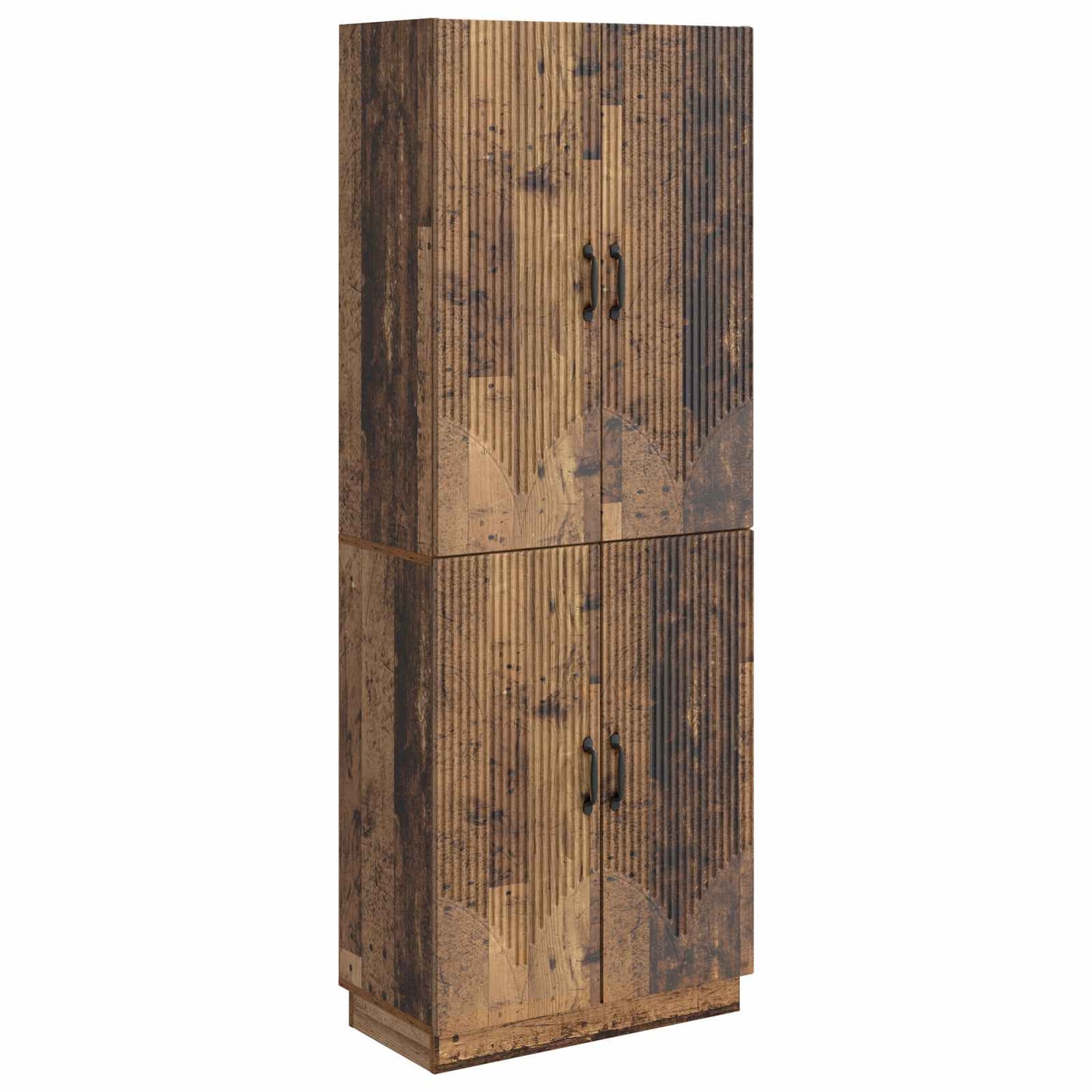 Cabinet Set 2 pcs Old Wood Engineered Wood