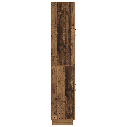 Cabinet Set 2 pcs Old Wood Engineered Wood