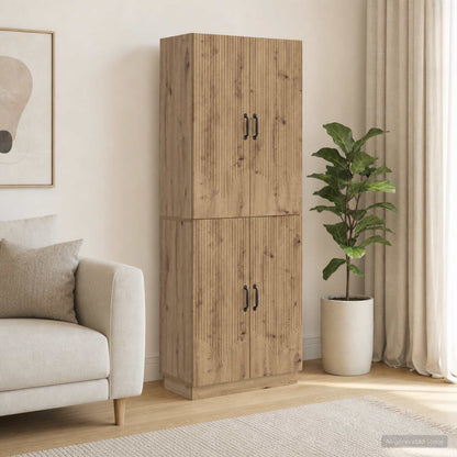 Cabinet Set 2 pcs Artisan Oak Engineered Wood