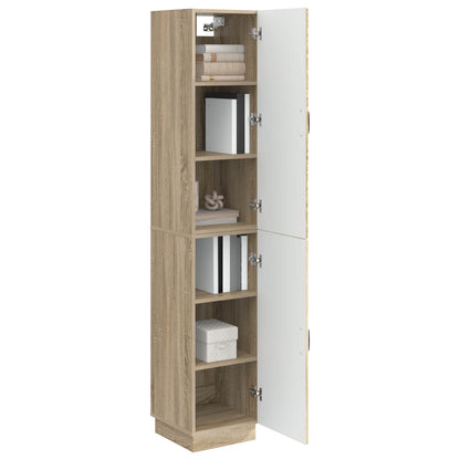 Cabinet Set 2 pcs Sonoma Oak Engineered Wood